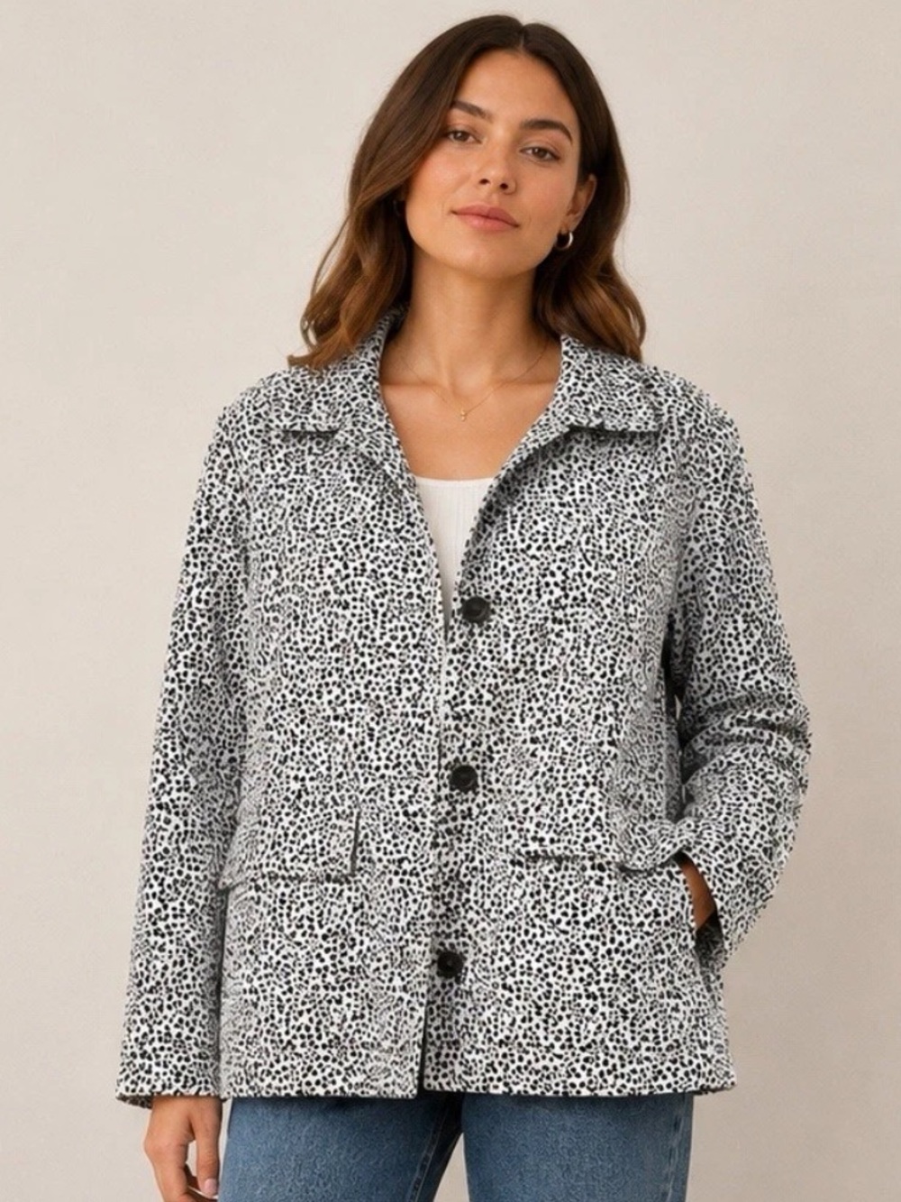 Croft & Barrow Collared Quilted Jacket Large